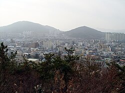 Jeongeup seen from Seonghwangsan - 2009-02-04